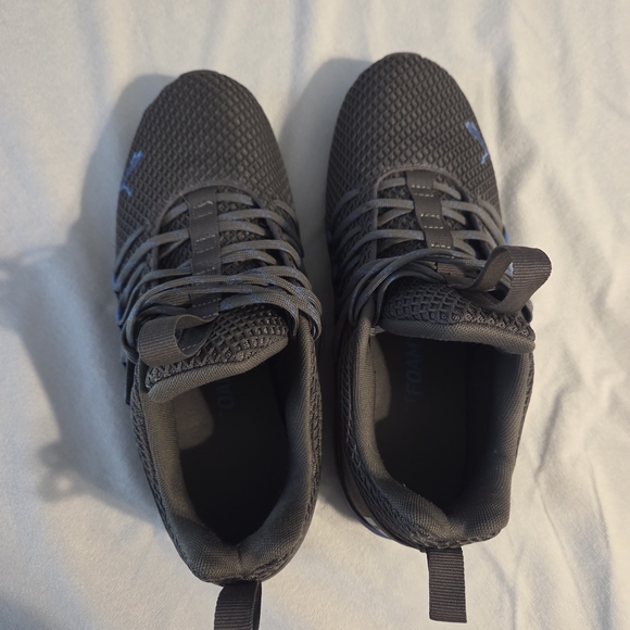 Puma Men's Gray and Blue Athletic Shoes - Picture 3 of 7